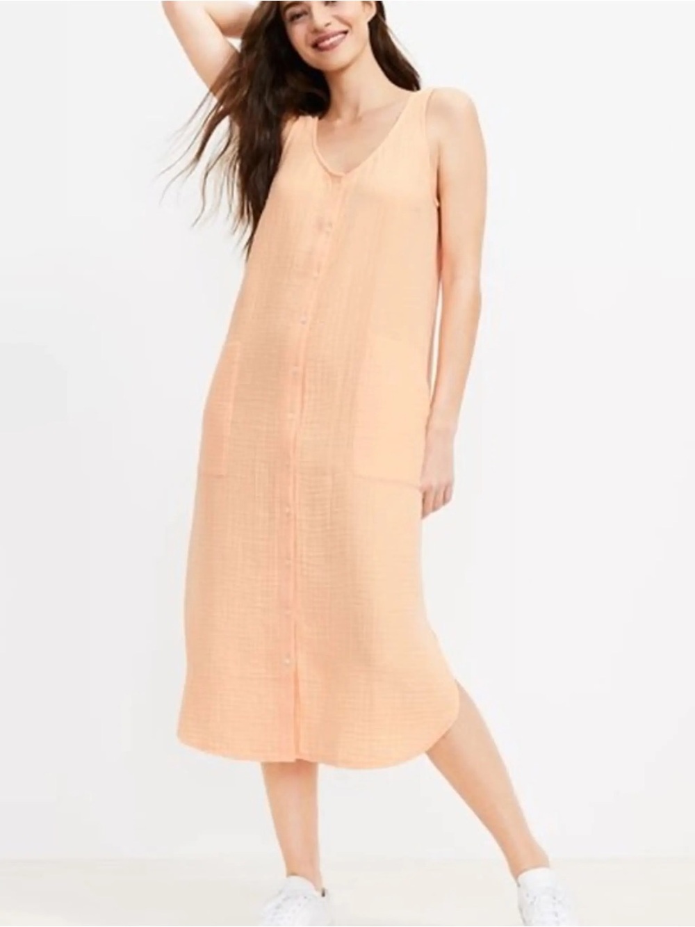 Lou & Grey Triple Cloth Tank Pocket Dress